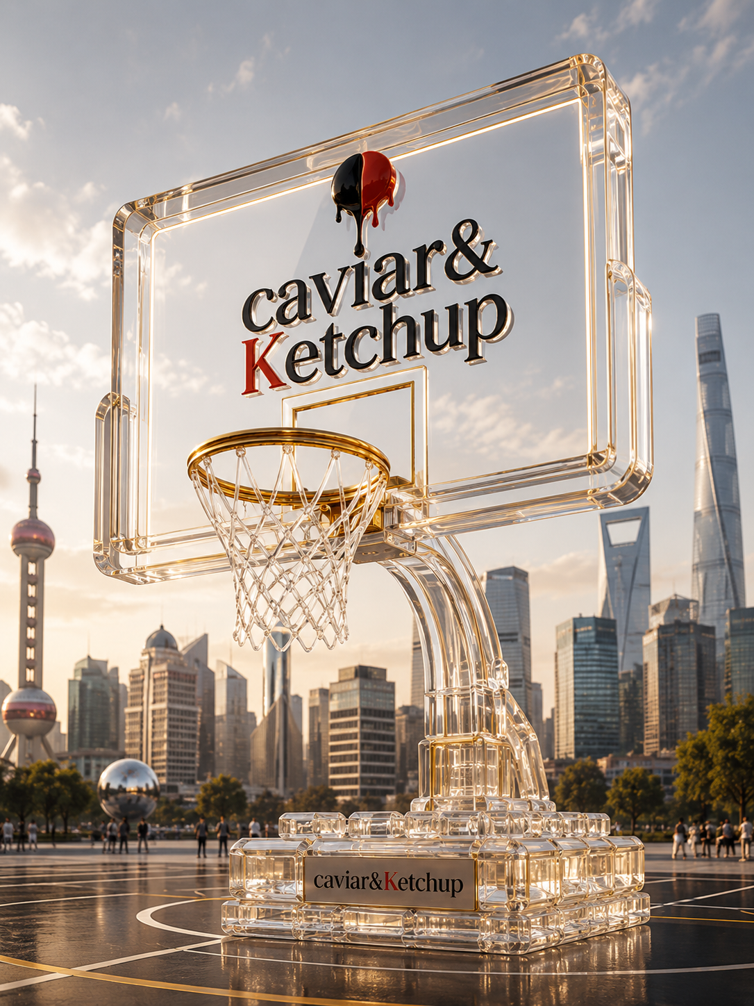 Crystal Basketball Hoop